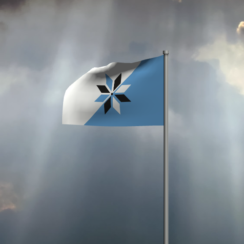 Proposed new flag for Minneapolis by Brandon Hundt