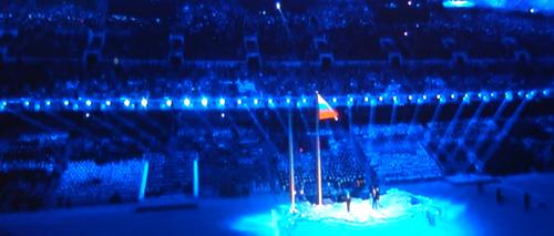 Flags at Olympics Opening Ceremony